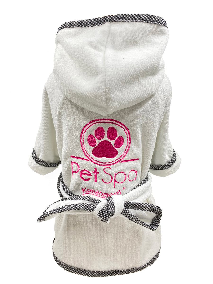 Spa Robe For Pets, Pink Alt 1