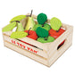 Wooden Apples & Pears Crate Toy Set