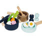 Wooden Pots & Pans Toy Cookery Set