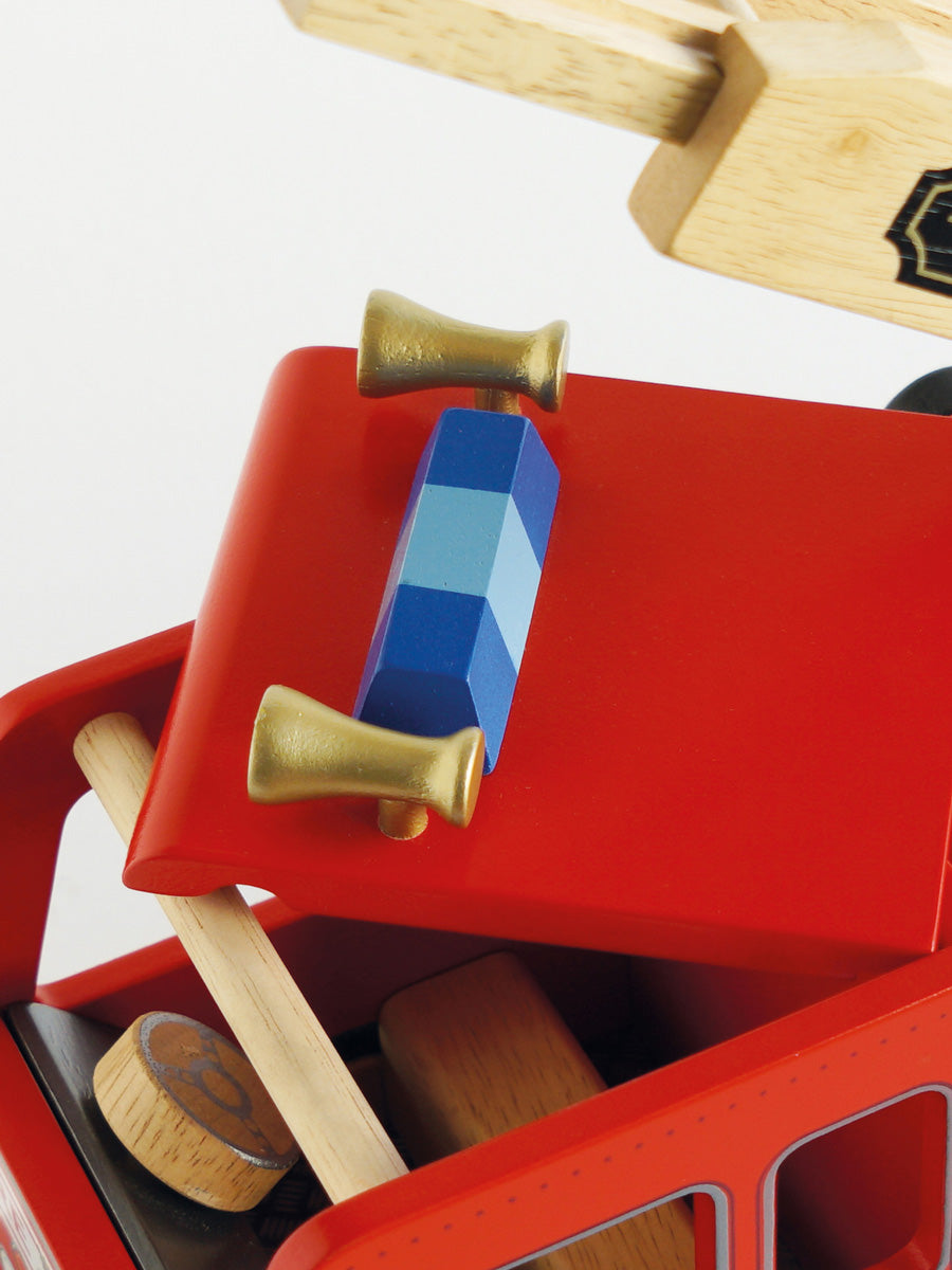 Wooden Fire Engine Set Alt 9