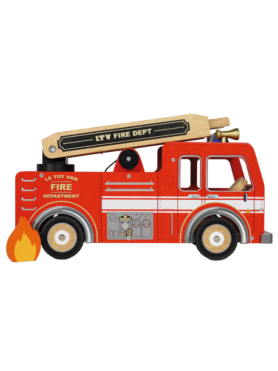 Wooden Fire Engine Set Alt 1