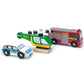 Emergency Vehicles Wooden Toy Set