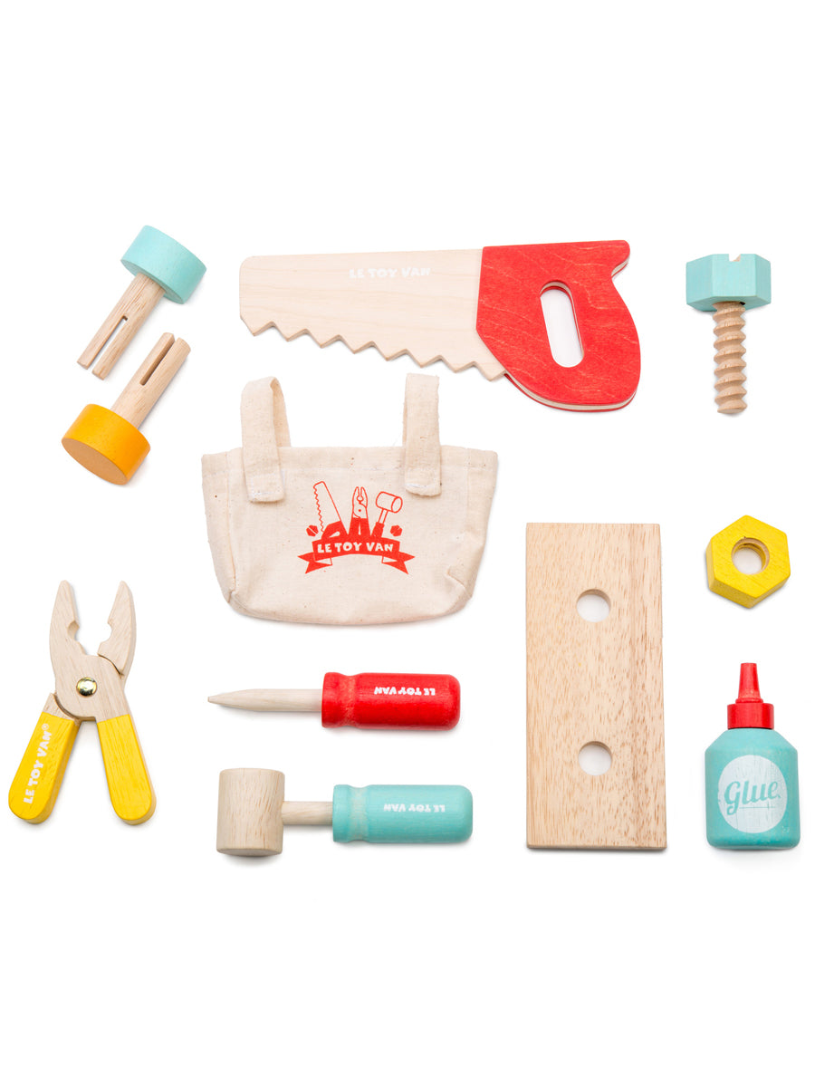 Wooden Tool Box Toy Set