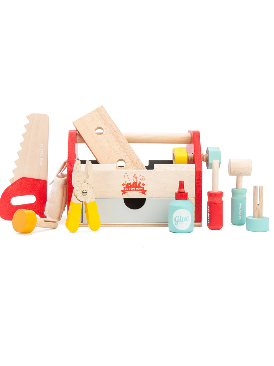 Wooden Tool Box Toy Set