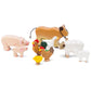 Wooden Sunny Farm Animal Toy Set