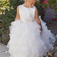 Ivory Petal Flower Girl Dress Alt 2