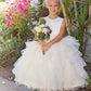Ivory Petal Flower Girl Dress
