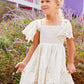 Handkerchief Kids White Sleeve Embroidered Dress
