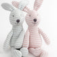 Pink Knit Bunny, 10.5 Inches Alt 1