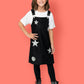 Glitter Stars and Smiley Dress for Girls
