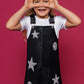 Smiley Black Overalls
