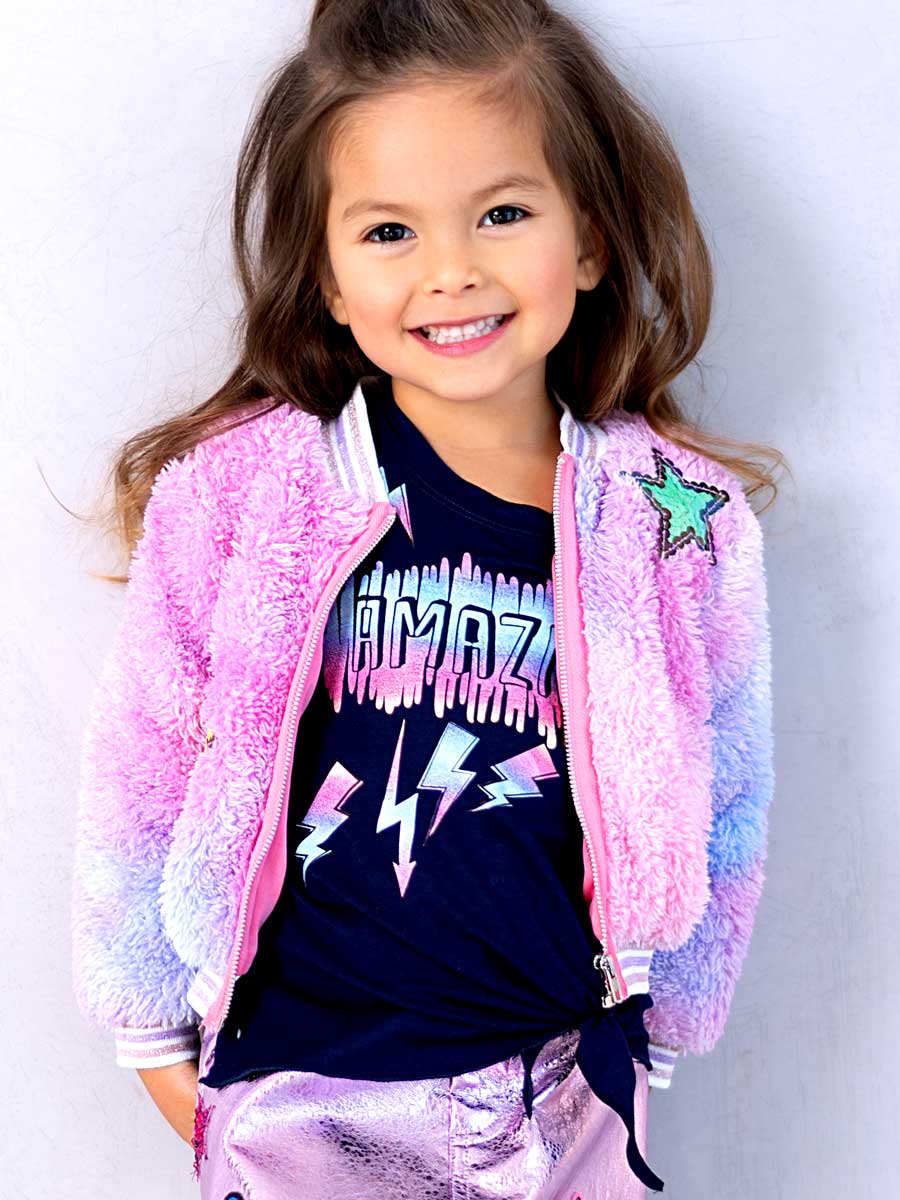 Blue Amazing Long Sleeve Top for Girls