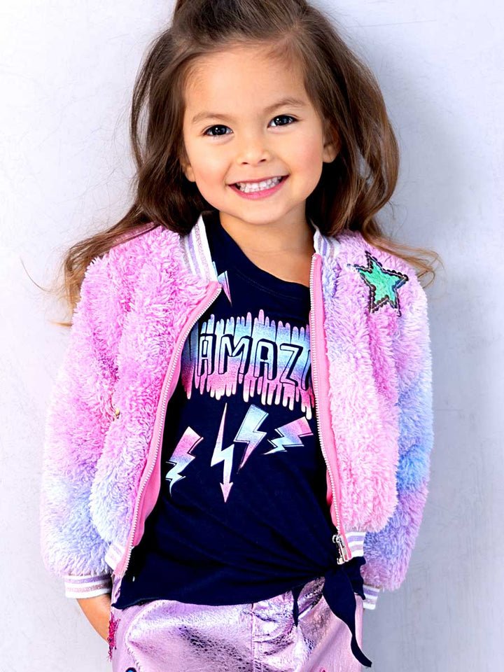 Blue Amazing Long Sleeve Top for Girls