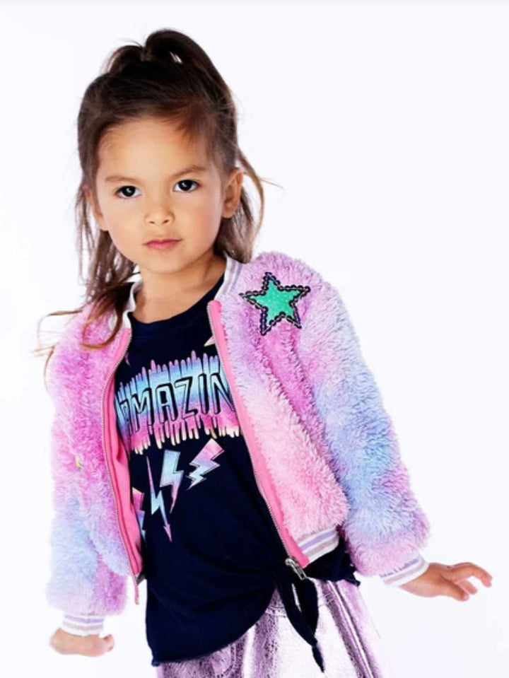 Blue Amazing Long Sleeve Top for Girls