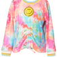Tie Dye Happiness Sweatshirt for Girls