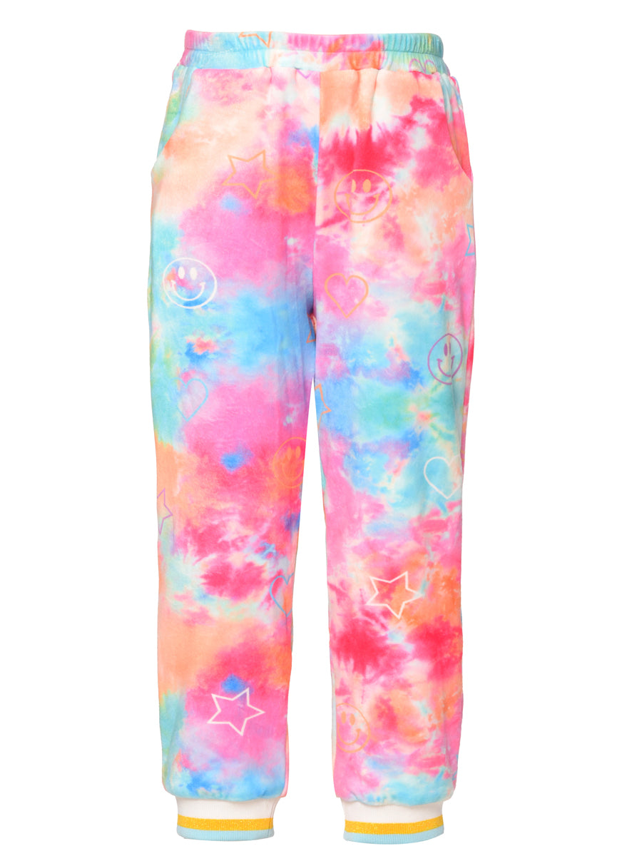 Tie Dye Happiness Joggers for Girls