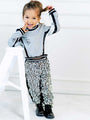 Silver Sequin Pants for Girls