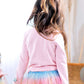 Unicorn Ruched Sweatshirt for Girls