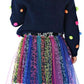 Leopard Rainbow Tutu Skirt for Girls