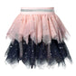 Two Tone Star Tulle Skirt for Girls