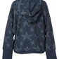 Girls Navy Stars Hoodie Sweatshirt