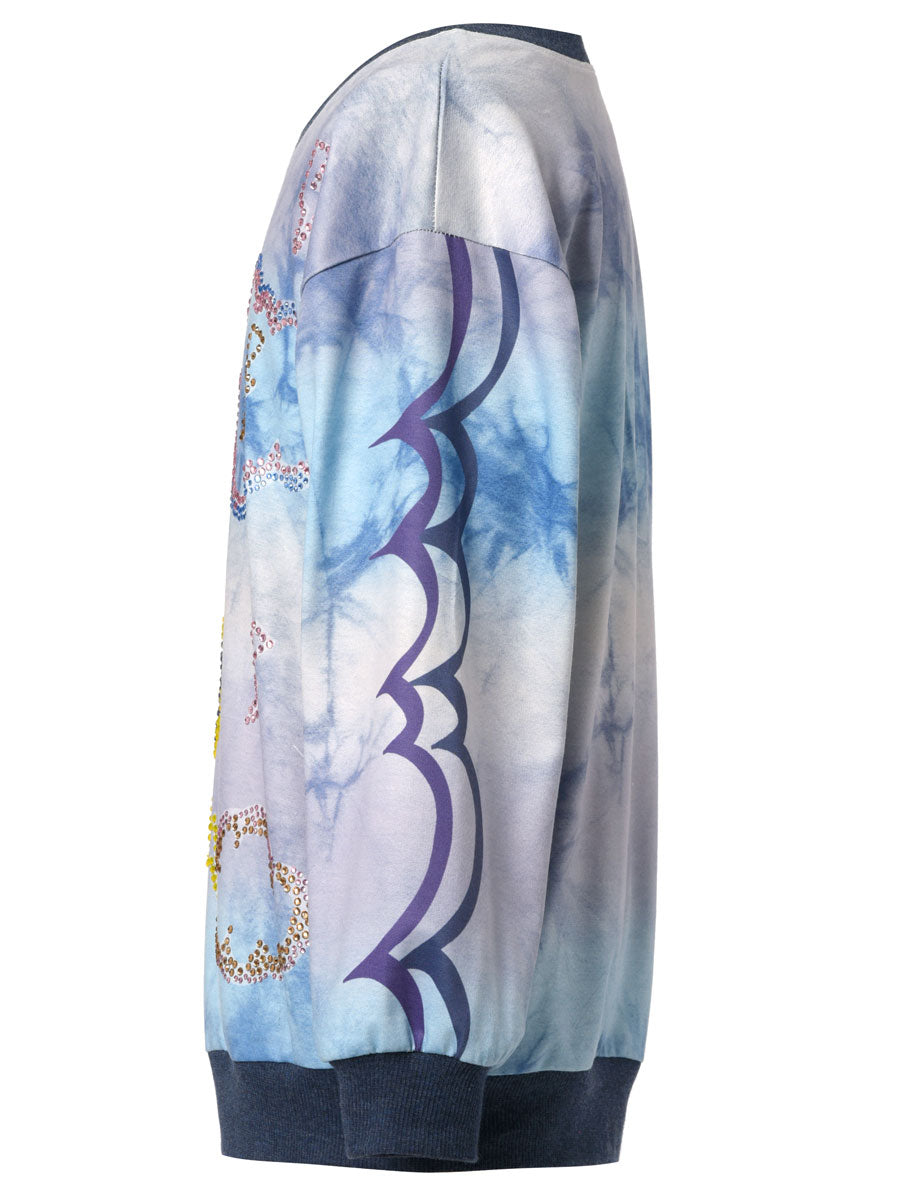 Clouds and Thunder Rhinestone Sweatshirt for Girls