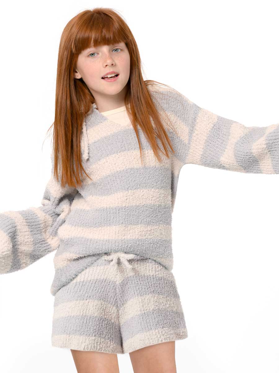 So Soft Striped Hoodie for Girls