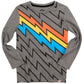Boys Electrifying Graphic Grey Long Sleeve Tee