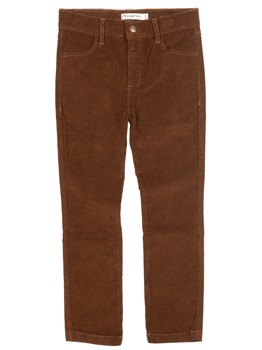 Boys Brown Skinny Cord Pants – Chasing Fireflies