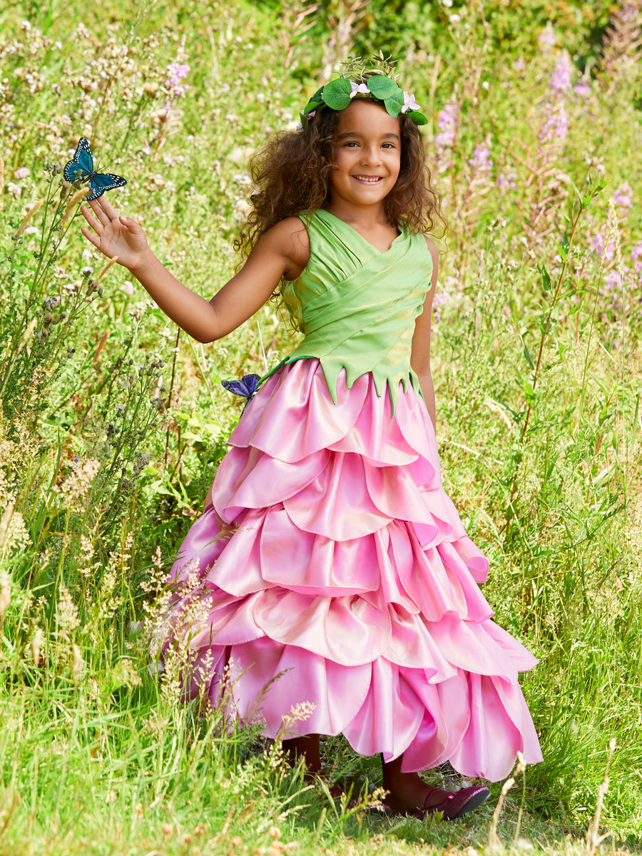 Garden Rose Fairy Costume for Girls