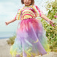 Rainbow Weather Girl Costume