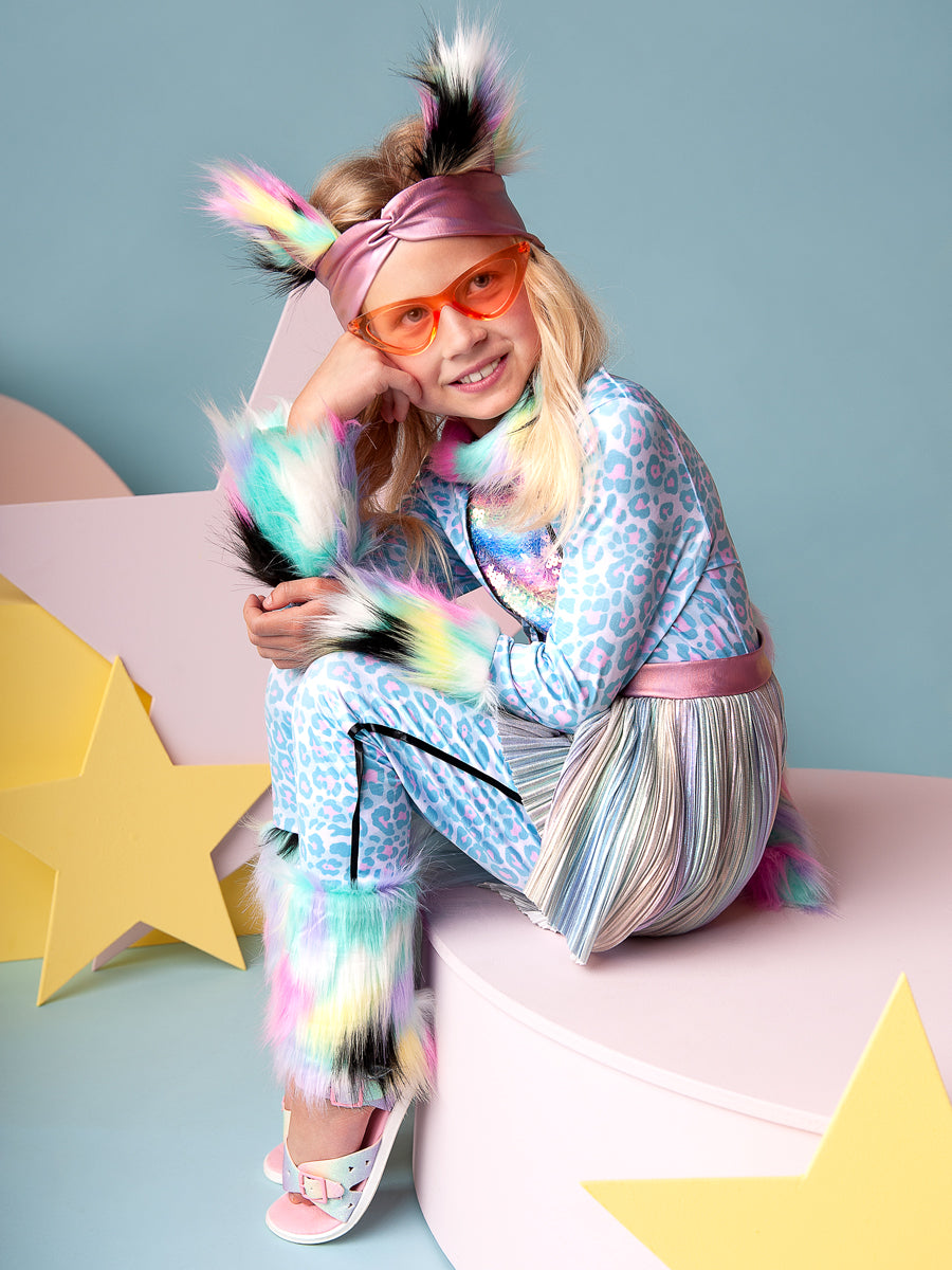 Pastel Cat Costume for Girls