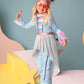 Pastel Cat Costume for Girls
