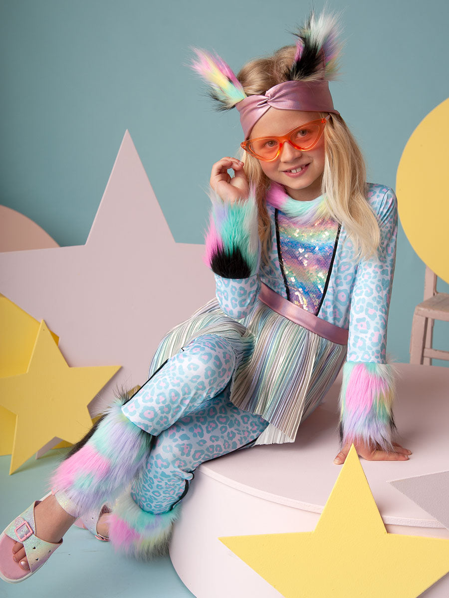 Pastel Cat Costume for Girls