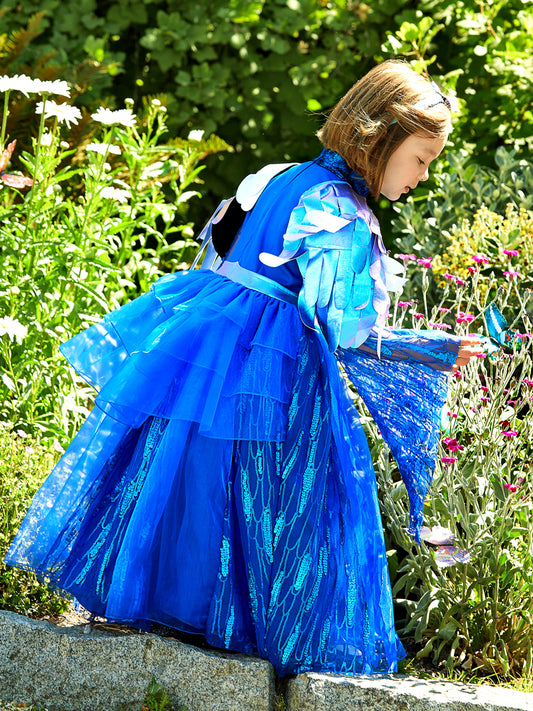 Regal Peacock Costume for Girls
