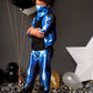 Electric Skeleton Tracksuit Costume for Kids