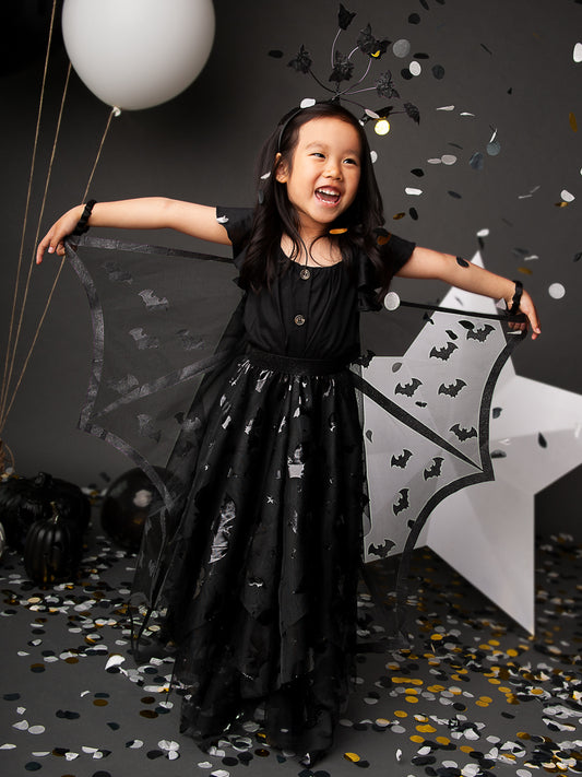 Batty Black Tutu Skirt for Girls