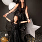 Black Bat Wing Cape for Women