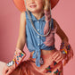 Unicorn Cowboy Gloves, Pink, with Sequin Patches
