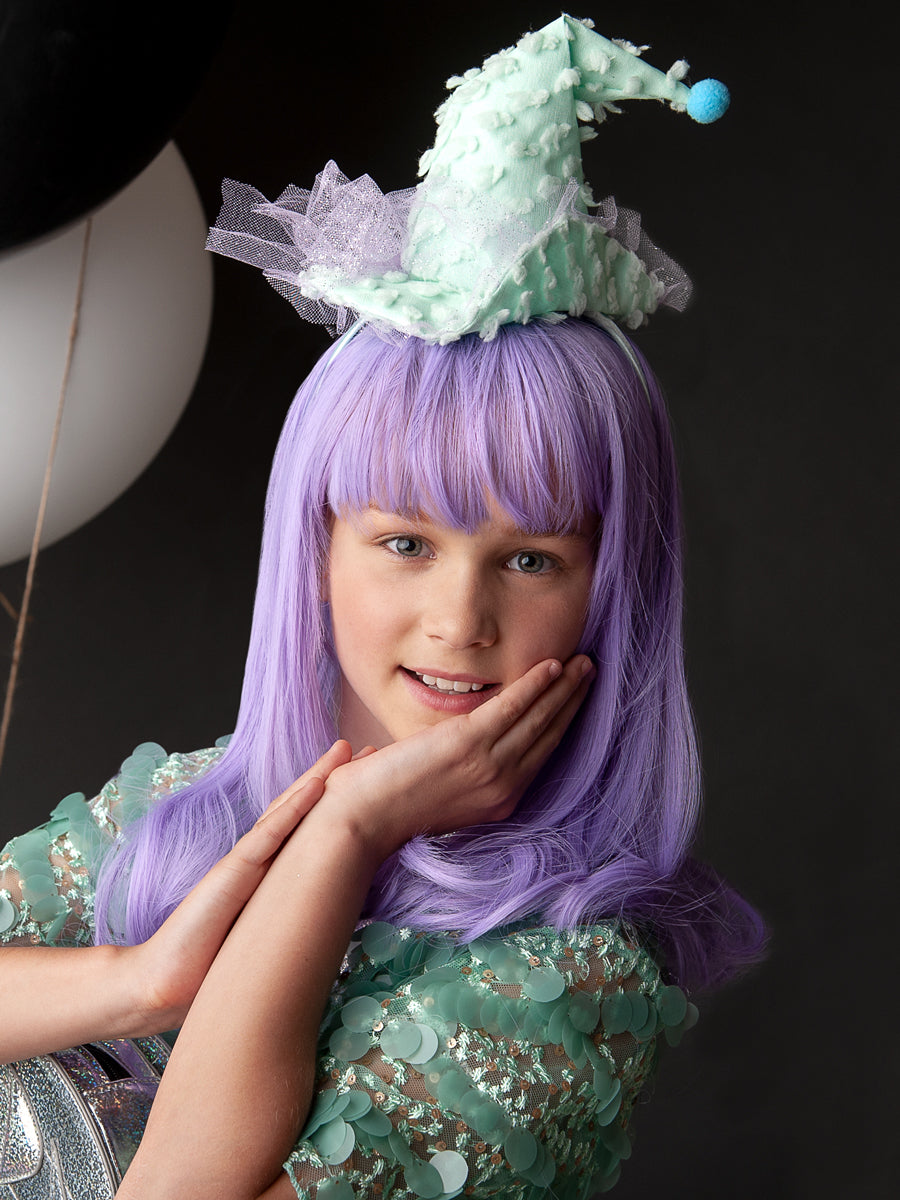 Witch Hat on Headband for Girls