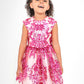 All Over Pink Sequin Dress for Girls