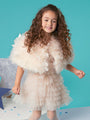 Feather Capelet for Girls