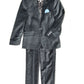 Boys Vintage Black Velvet Mod Two Piece Suit