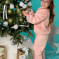 Pink Cozy 2 Piece Lounge Set for Girls