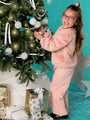 Pink Cozy 2 Piece Lounge Set for Girls