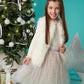 Faux Fur Vest & Glitter Star Tutu Set for Girls