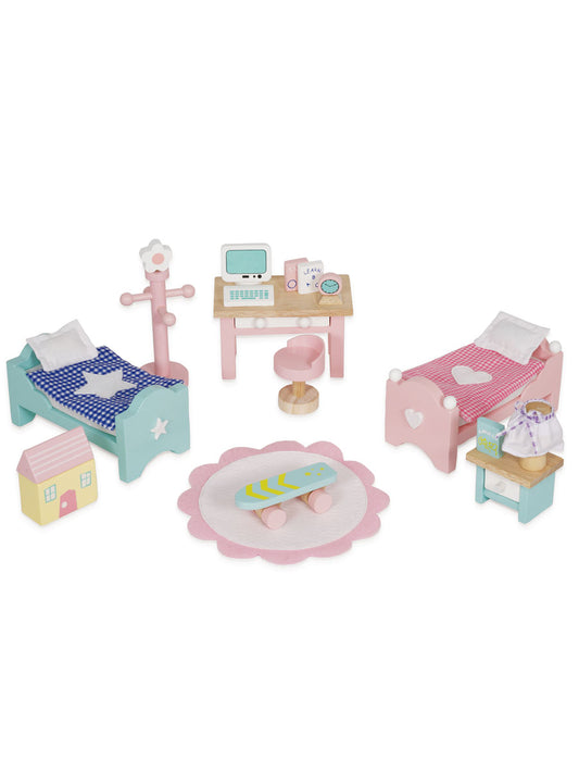 Dolls House Children's Bedroom Wooden Toy