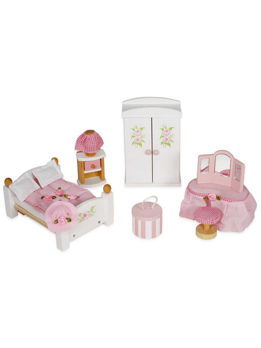 Dolls House Master Bedroom Wooden Toy