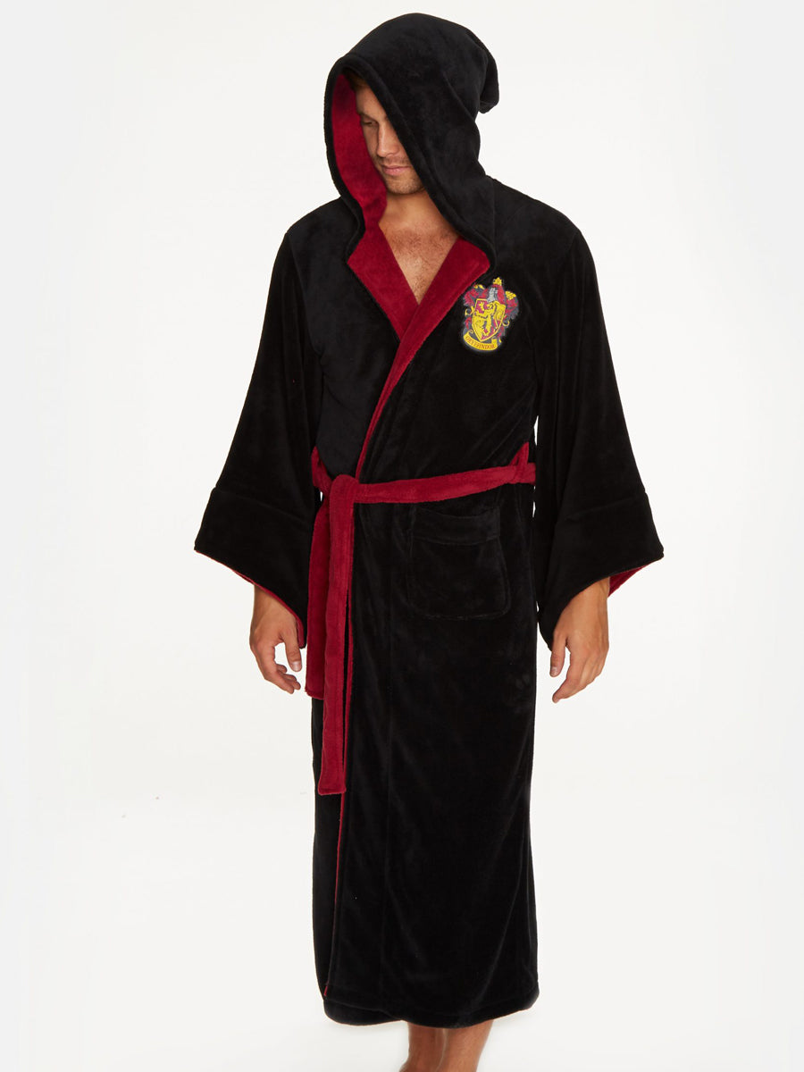 Harry Potter Gryffindor Replica Fleece Robe for Adults