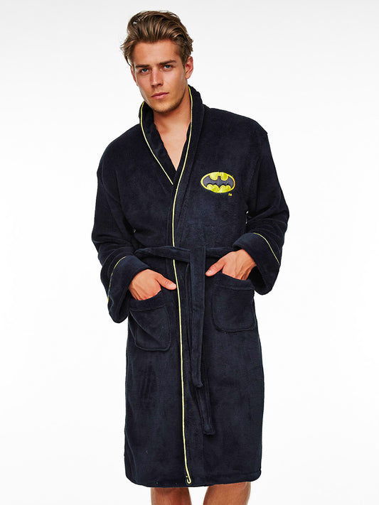 Batman Fleece Bath Robe for Adults